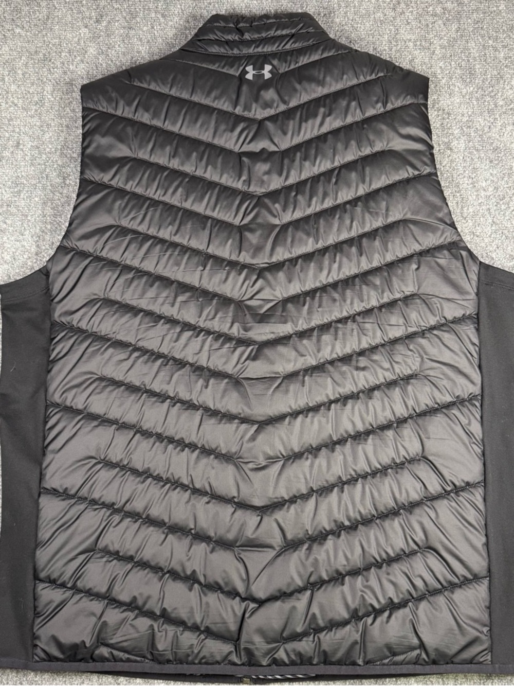 Under Armour ColdGear Puffer Vest Mens XXL Black Full Zip Hybrid - Picture 5 of 8
